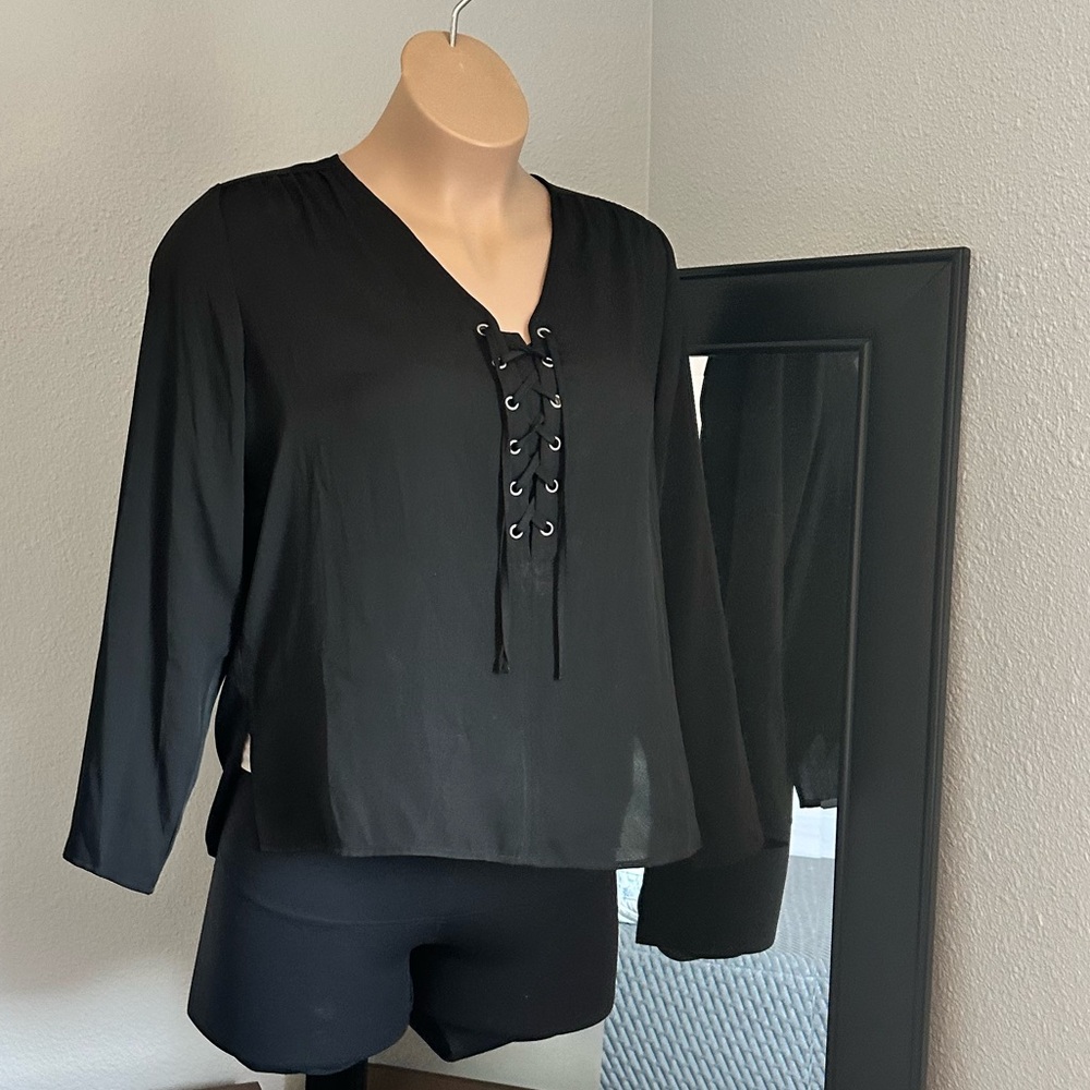 Love Scarlett Lace up Blouse